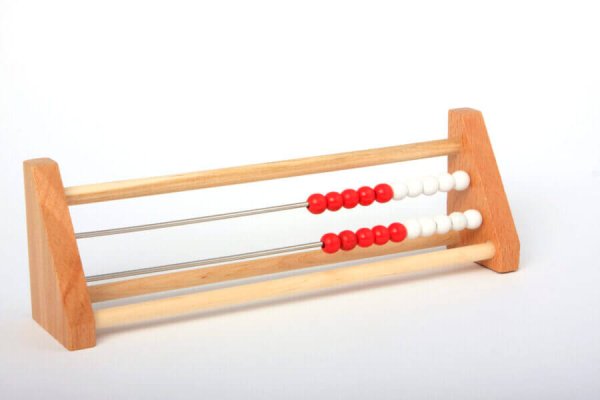 Also known as abacus, used for educating calculating at primary schools